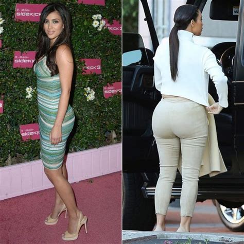 are kardashian butts fake